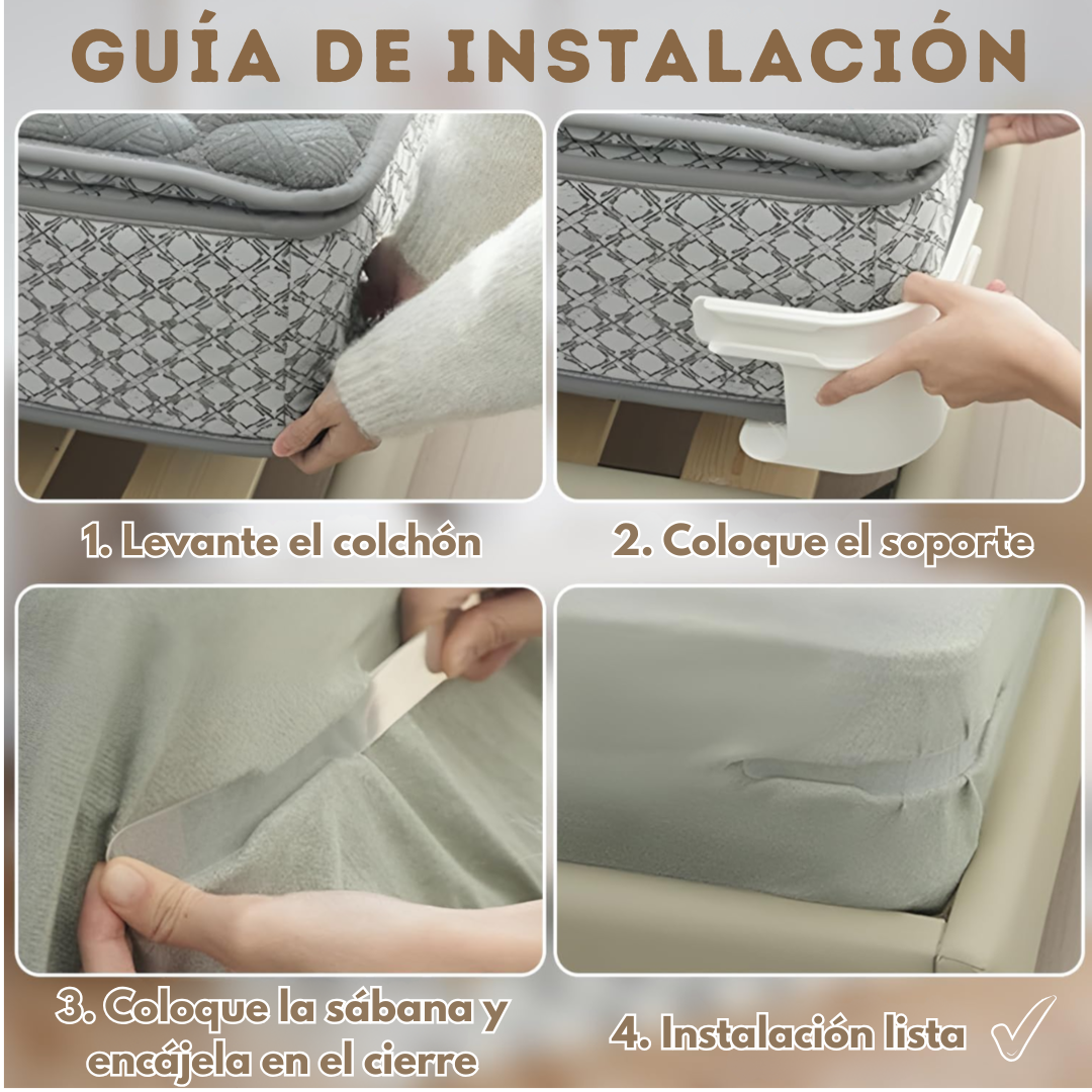 BedGrip™ – Sistema de sujeción para sábanas